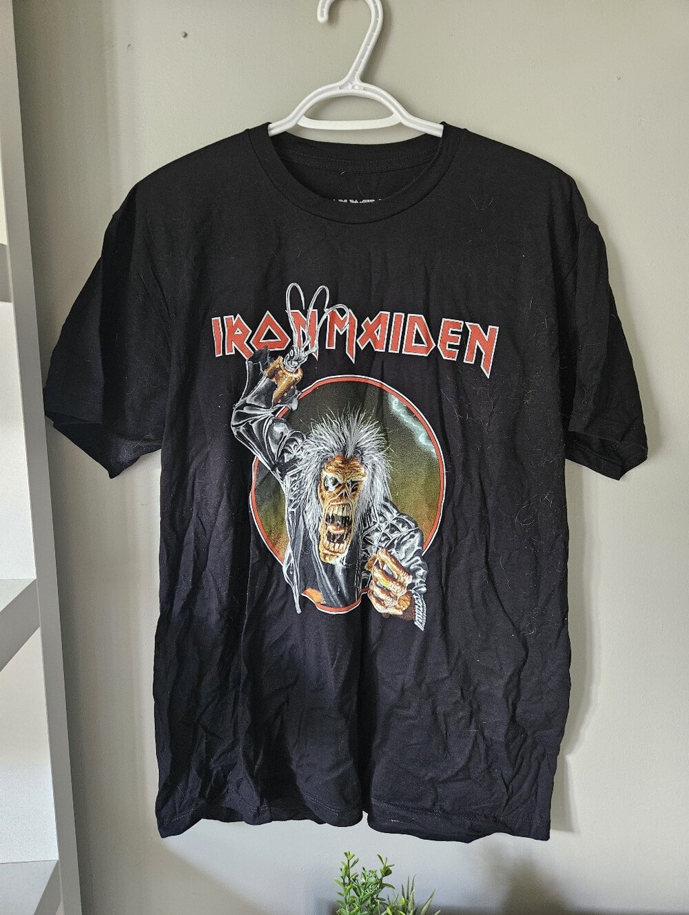 Iron Maiden Black Graphic Short Sleeve Tee